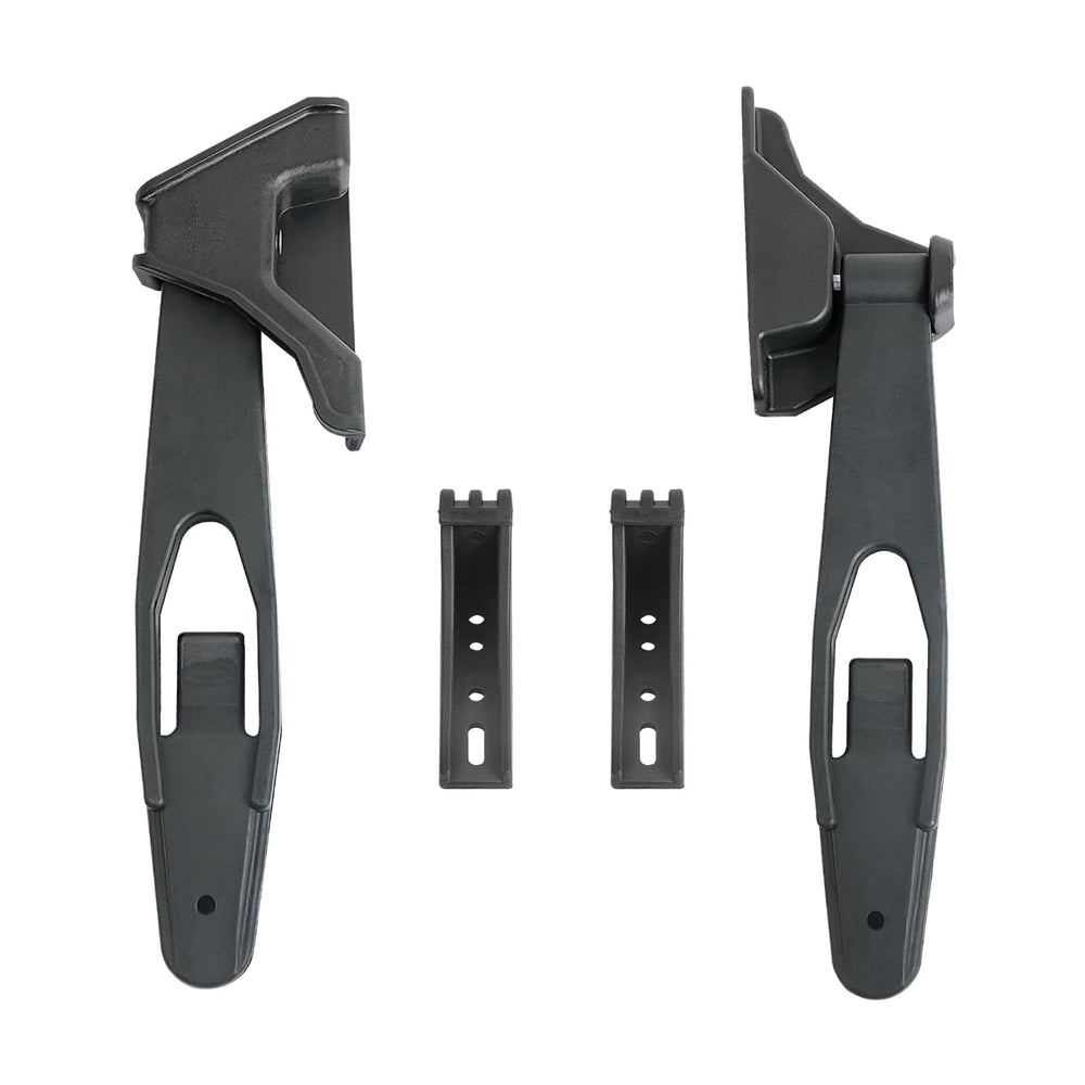 HONFQP hood latch with catch bracket front view for Freightliner Columbia, improved hood security.