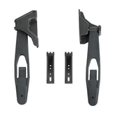 HONFQP hood latch with catch bracket front view for Freightliner Columbia, improved hood security.