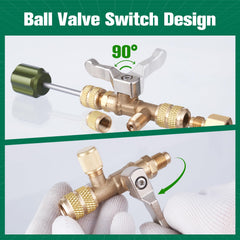Dual ports in use illustrate efficient core removal and replacement.