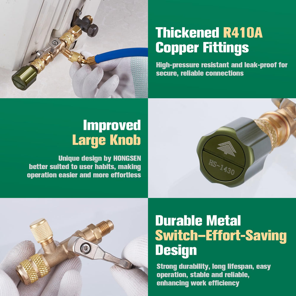 Reinforced metal knob close-up demonstrates premium feel and durability of the tool.