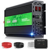 HONOURLIGHT 3000W inverter front view showing rugged housing for portable power.