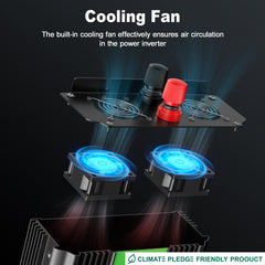 HONOURLIGHT 3000W inverter rugged aluminum housing withstands drops and tough conditions.