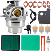 HOOAI GCV160 carburetor closeup demonstrates precise fit for Honda engines.