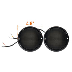 Hooke Road amber LEDs deliver bright, high-visibility signals for Jeep CJ.