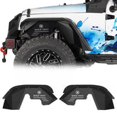 Hooke Road front inner fender liner for Jeep JK shields wheels and body.