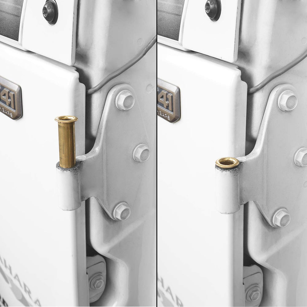 Hooke Road removal tool for JK hinges enables safe, scratch-free removal.