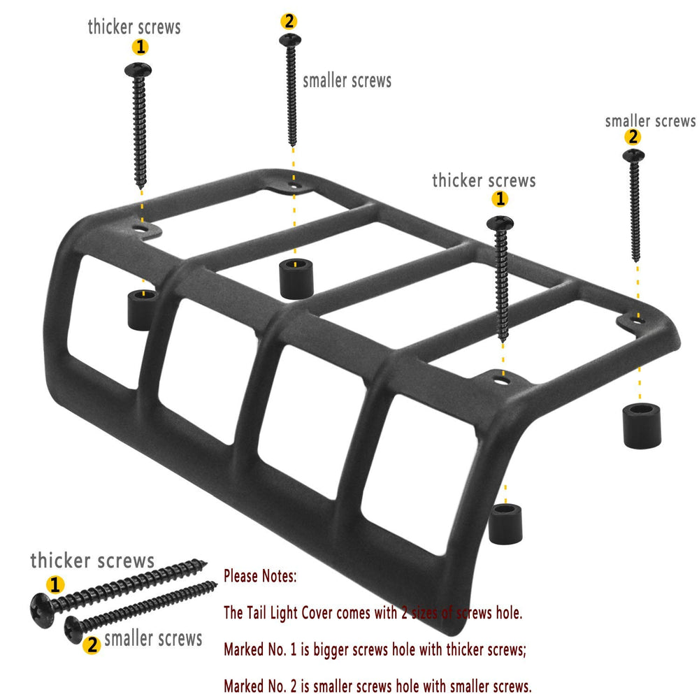 Front-quarter view demonstrates low-profile design for clean Wrangler lines