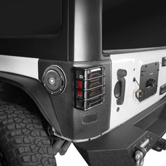 Rear taillight guard by Hooke Road enhances rugged style on Jeep Wrangler JK