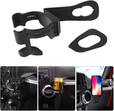 Hooke Road multi-function drink cup holder beside vent for Jeep Wrangler JK.