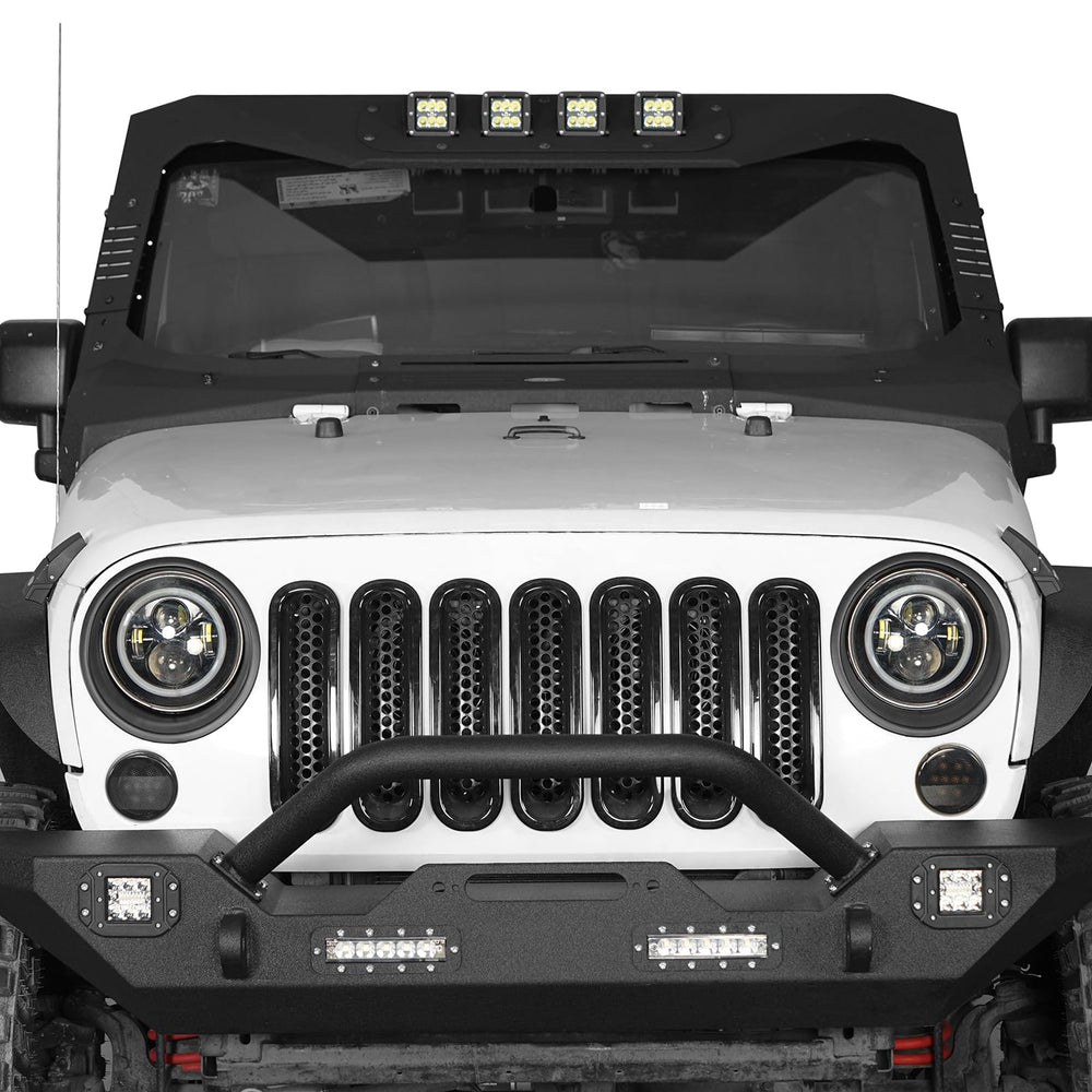 Hooke Road off-road style complements Jeep Wrangler JK designs.