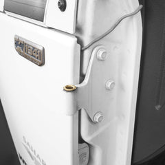 Hooke Road included sand paper for clean hinge refurbishment.