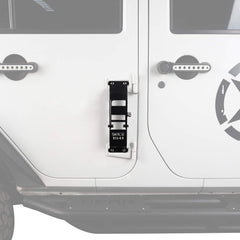 Textured powder coat resists rust for tough off-road environments.