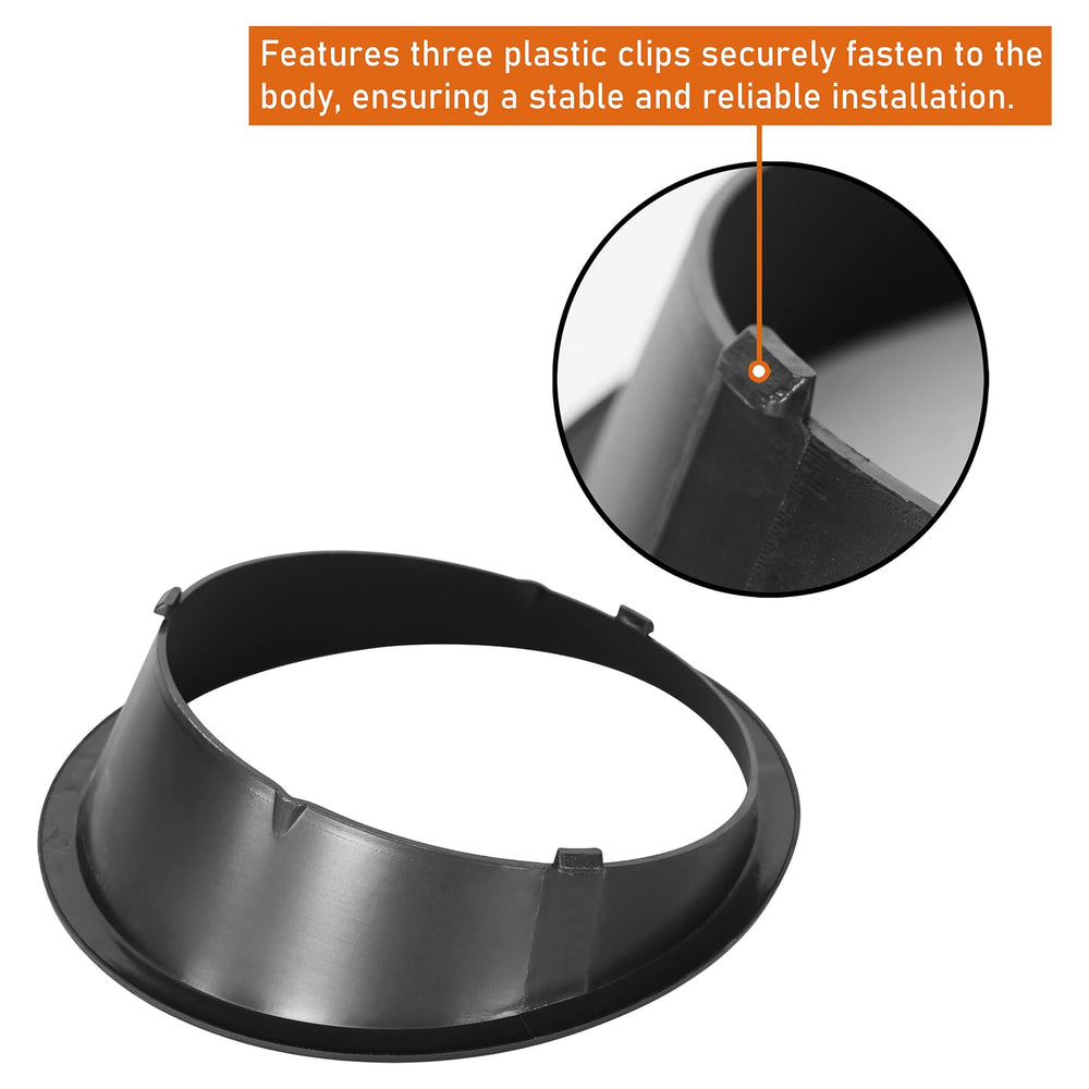 Hooke Road Wrangler JK compatibility provides clean fit with existing mounting points.