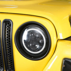 Close-up of Hooke Road TJ bezels showing durable ABS construction.