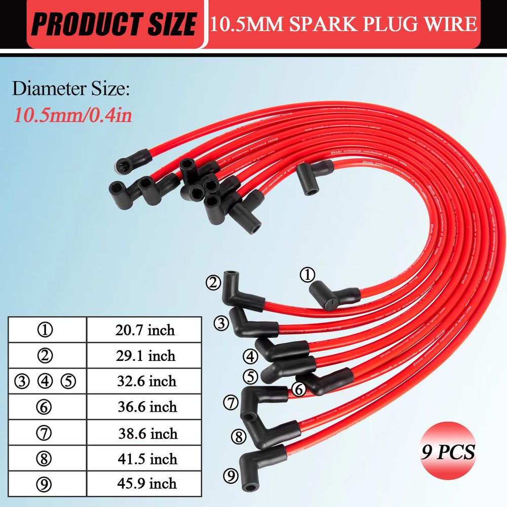 HOOTO 350 383 454 engine wires for versatile Chevy builds.