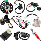 HOOTO complete wiring harness kit with GY6 150cc components for durable ATV wiring
