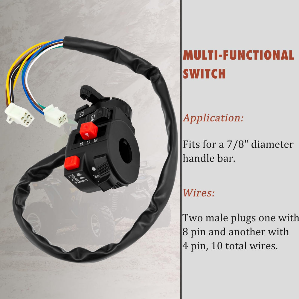 HOOTO ignition switch image showcasing waterproof dual-key setup for carefree outdoor rides