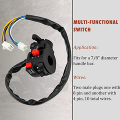 HOOTO ignition switch image showcasing waterproof dual-key setup for carefree outdoor rides