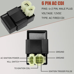 HOOTO wiring harness with solenoid relay for dependable power switching in go-karts and ATVs