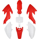 HOOTO CRF50 front fender enhances style and splash protection on trails.