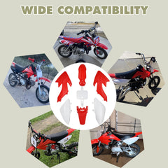 HOOTO CRF50 radiator shrouds provide body coverage and heat resistance.