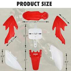 HOOTO CRF50 windshield adds wind deflection and a refined look.