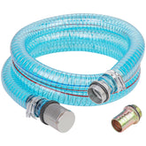 HOOTSUM 1 inch suction hose with transparent body for easy flow monitoring