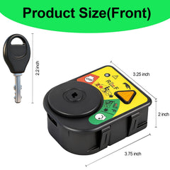 Hoozoocen MTD Craftsman T1200 ignition switch in target mower setup
