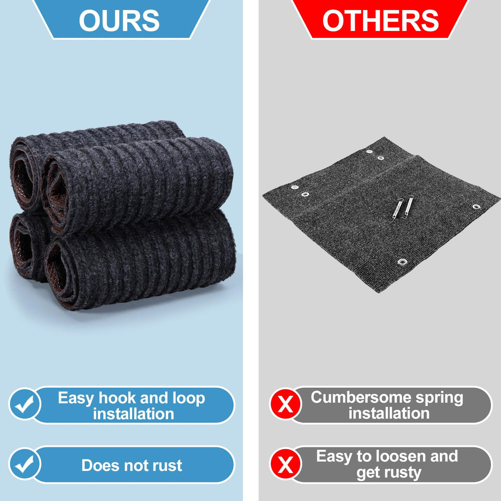 HOPEVIVA RV Step Covers use hook-and-loop closure for quick installation