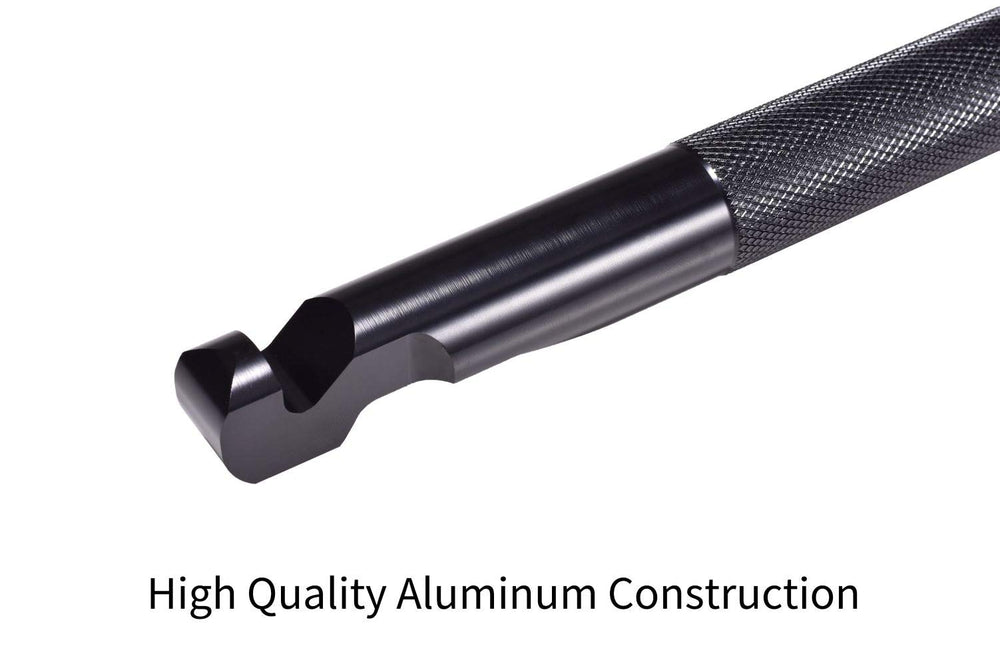 Hopider RZR belt changing tool side-angle shows CNC precision fit