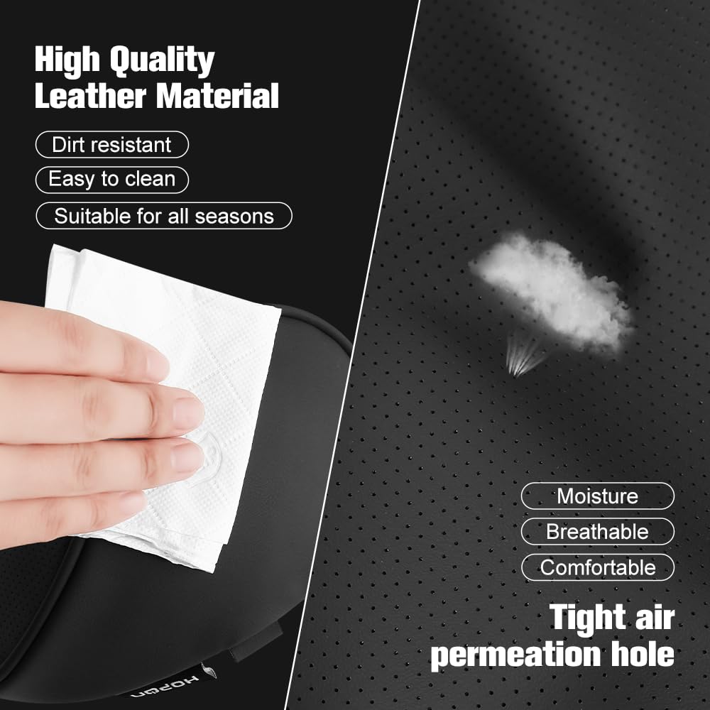 HOPON breathable fabric with silver ions keeps the seat area fresh.