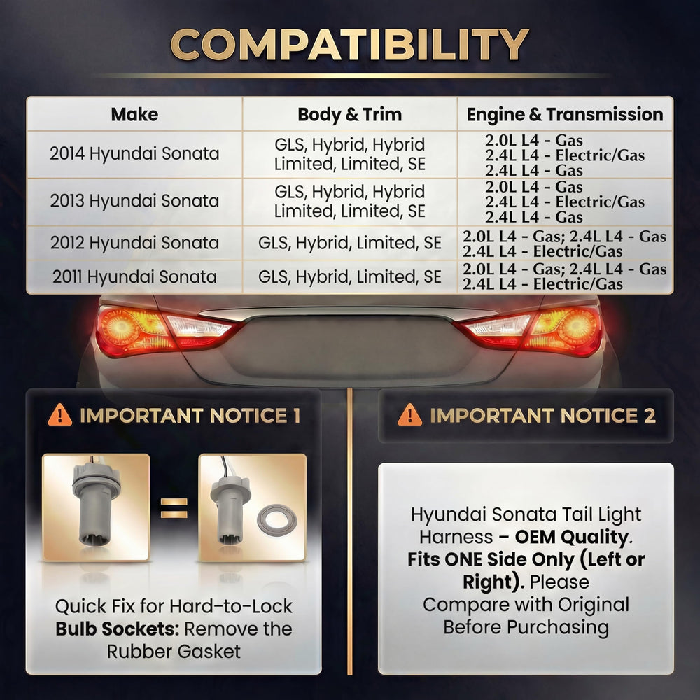 HOPUT plug-and-play installation simplifies upgrading rear lighting