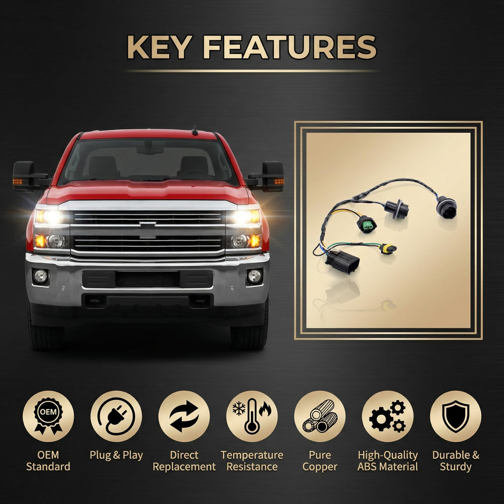 HOPUT Silverado harness packaging demonstrates complete kit for quick swap