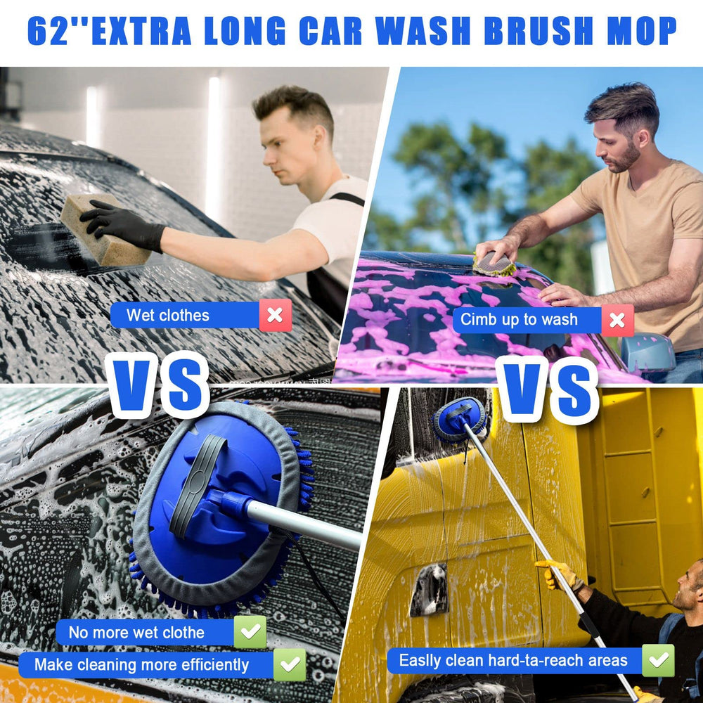 HORDALOR collapsible car wash bucket with filter system