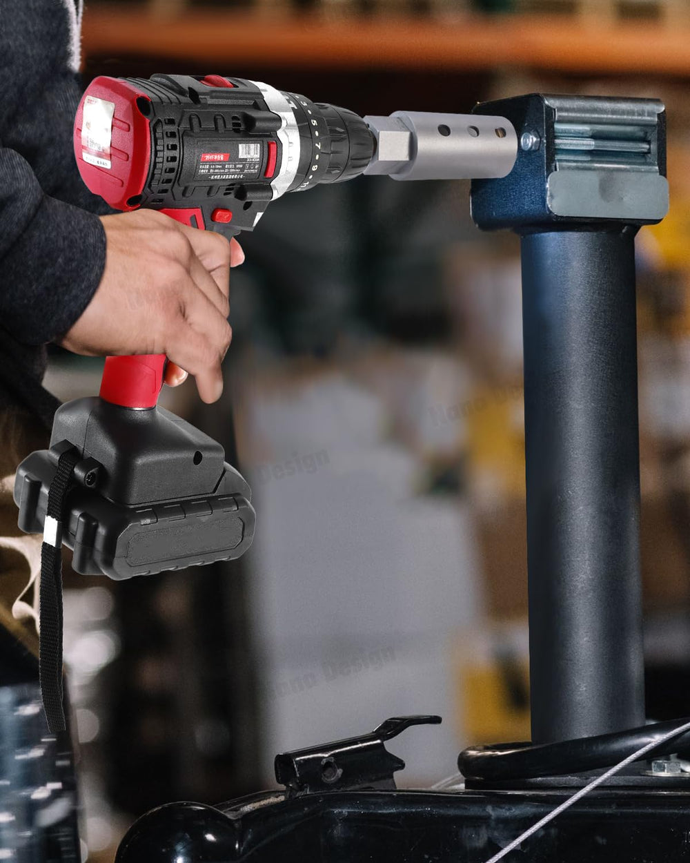 HORTHERO versatile installation options suit cordless drill or manual operation