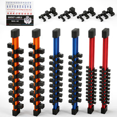 HORUSDY 1/4-inch sockets neatly organized for quick access