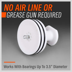 HORUSDY packer works on bearings up to 3-1/2 inches outer diameter