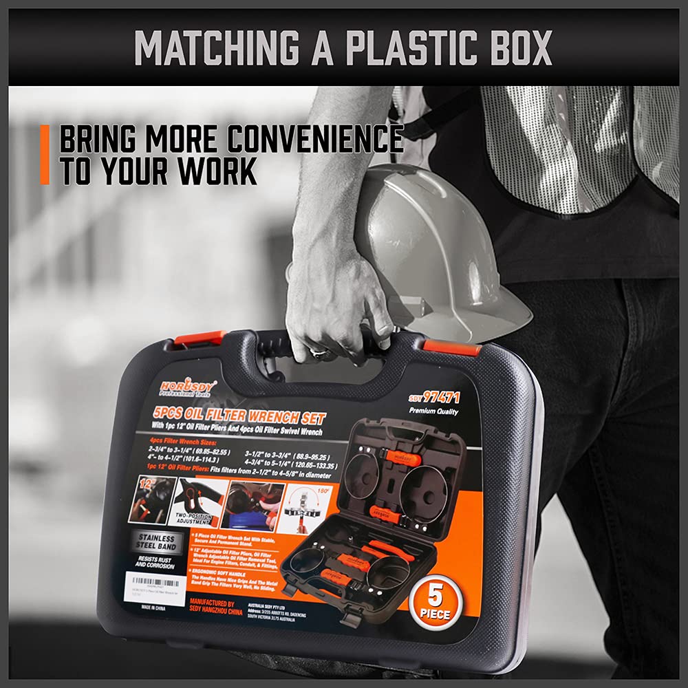 HORUSDY carrying case keeps tools organized and portable