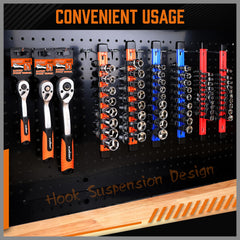 HORUSDY socket organizer keeps tools organized for professional jobs