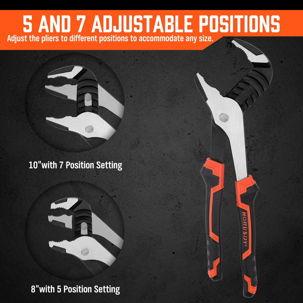 Hands-on use with HORUSDY pliers speeds up plumbing tasks