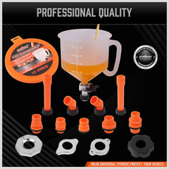 HORUSDY transparent antifreeze funnel shows flow clearly during refills