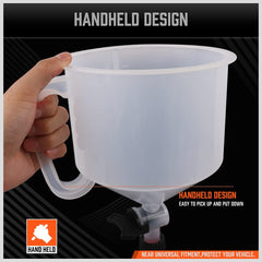 HORUSDY rotary switch controls overflow and bubbles for smoother refills