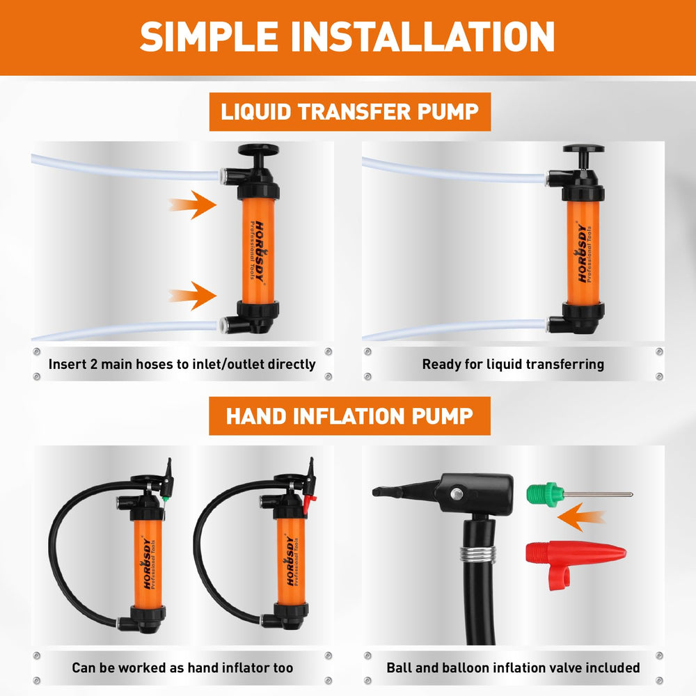 HORUSDY plastic valve adaptor supports quick setup and compatibility