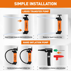 HORUSDY plastic valve adaptor supports quick setup and compatibility