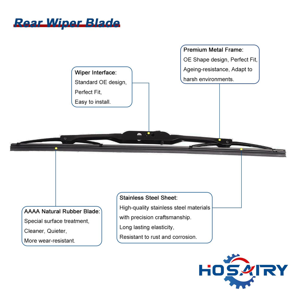 Hosairy 10.5in wiper arm offers secure fit