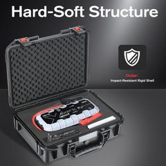 HOSOCASE ergonomic handle makes carrying convenient on trips