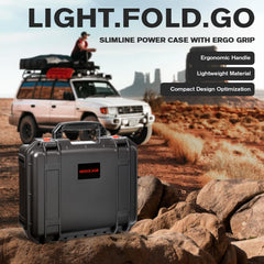 HOSOCASE hidden compartment stores manuals and small accessories