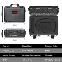 Hosocase portable NOCO case with non-slip handle for easy transport