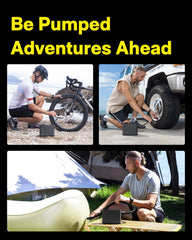 HOTO Air Pump Master tire inflation mode for quick roadside pumps