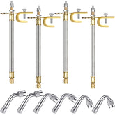 Hotop stainless steel braided valve stem extender in 7 inch for easier tire inflation
